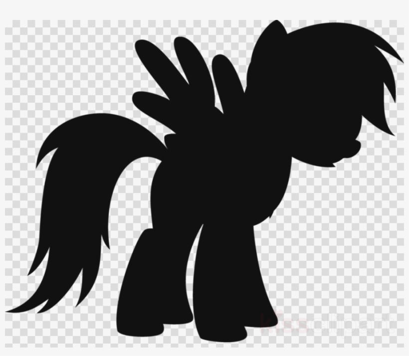 Mlp Twilight Sparkle Silhouette Clipart Twilight Sparkle - Picsart Png, transparent png #5999605