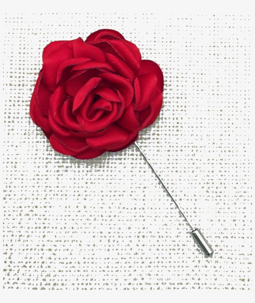 Burgundy Flower Pin Maroon - Red Floral Lapel Png, transparent png #5999652
