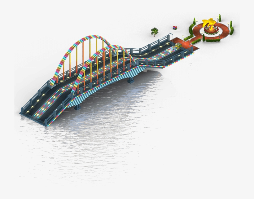 Rainbow Bridge L1 - Rainbow Bridge, transparent png #5999834