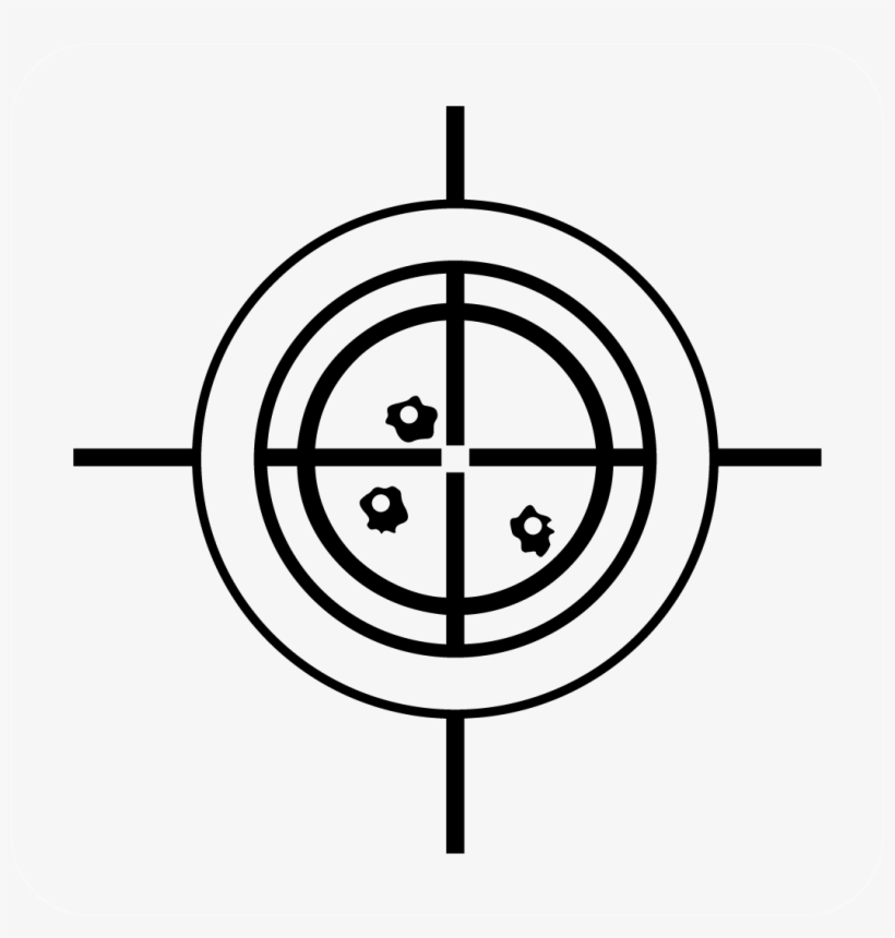 Target With Bullet Holes Decal Crosshair Icon Free - bullet shots roblox