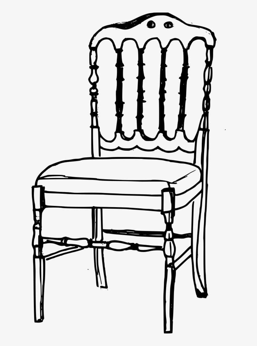 Png File Size - Chair Drawing, transparent png #60236