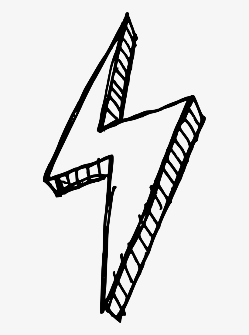 28 Collection Of Lightning Drawing Png - Lightning Bolt Png, transparent png #60390