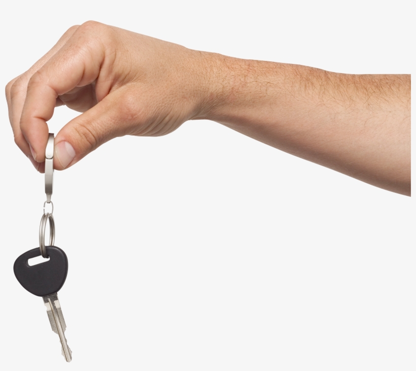 Key In Hand Png Image - Hand Holding Keys Png, transparent png #60551