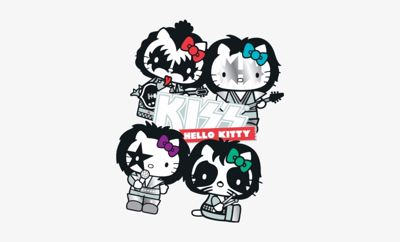 Hello Kitty Png And Psd Free Download - Hello Kitty Rockera Kiss, transparent png #60575