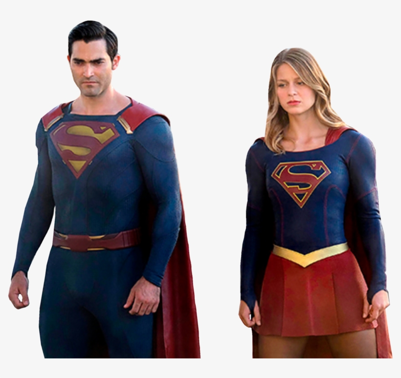 Png Superman - Supergirl And Her Cousin, transparent png #60612