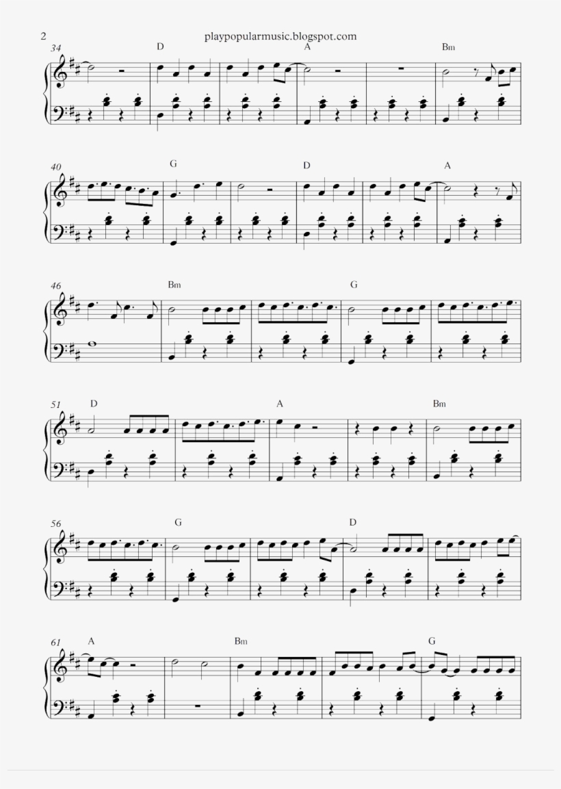 Sheet Music Png Clipart Background - Partitura Luis Fonsi Ft Daddy Yankee Despacito, transparent png #60682