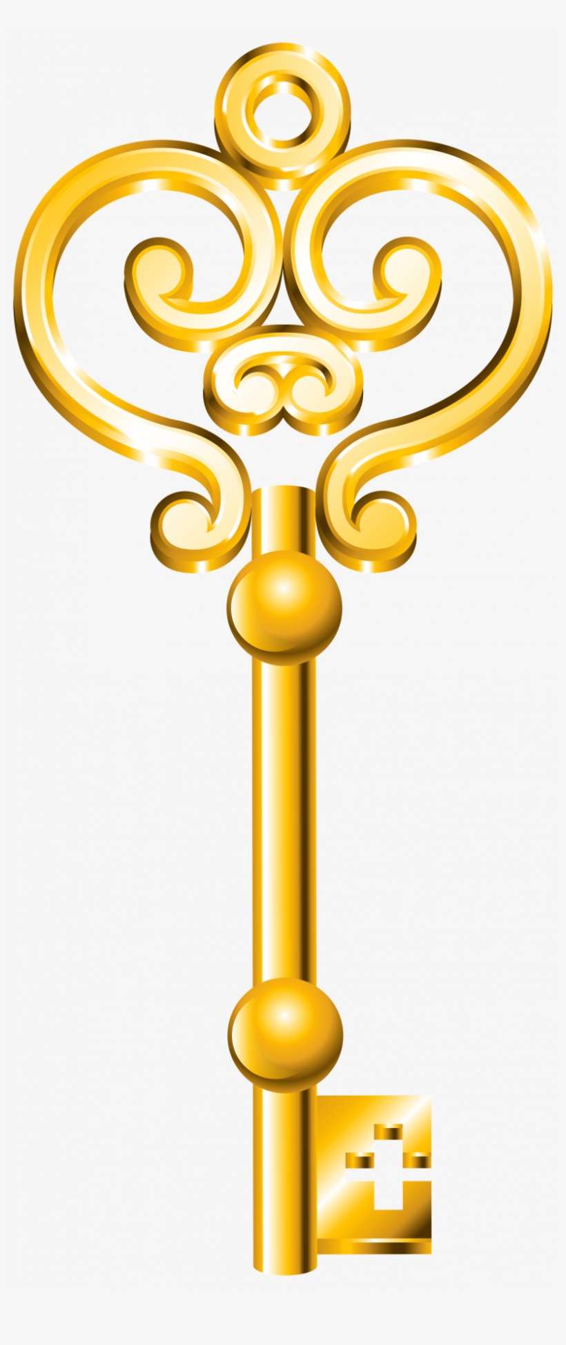 Golden Png Jokingart Com - Key Clipart Png, transparent png #60800