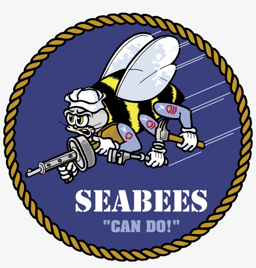 2000px Usn Seabees Insignia - Navy Seabees Logo, transparent png #60850