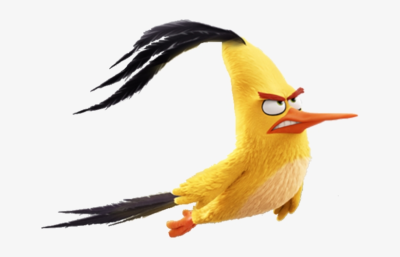 Chuck6 - Angry Birds Movie Chuck Flying, transparent png #60918