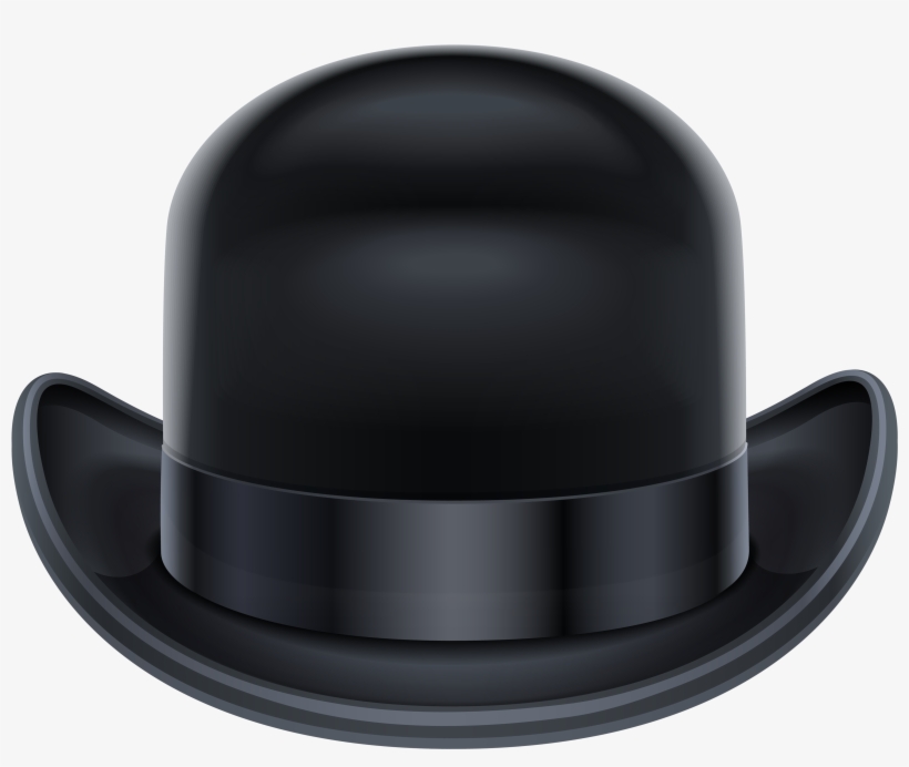 Cap Clipart Derby Hat - Bowler Hat Png, transparent png #60956