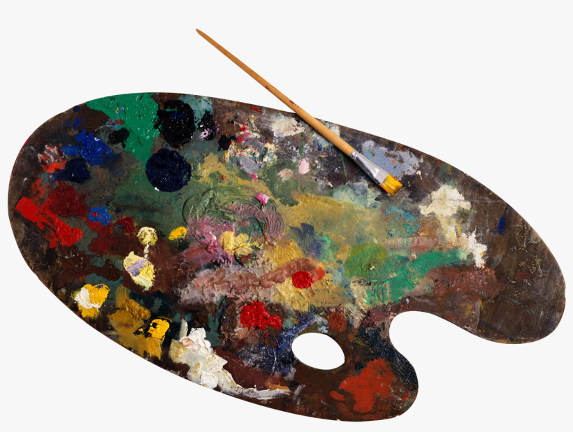 Paint Palette Png Transparent Image - Paint Palette Png, transparent png #61164
