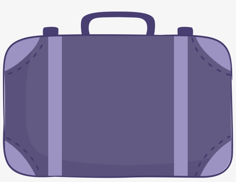 Image Royalty Free Purple Travel Hand Painted Transprent - Suitcase, transparent png #61248