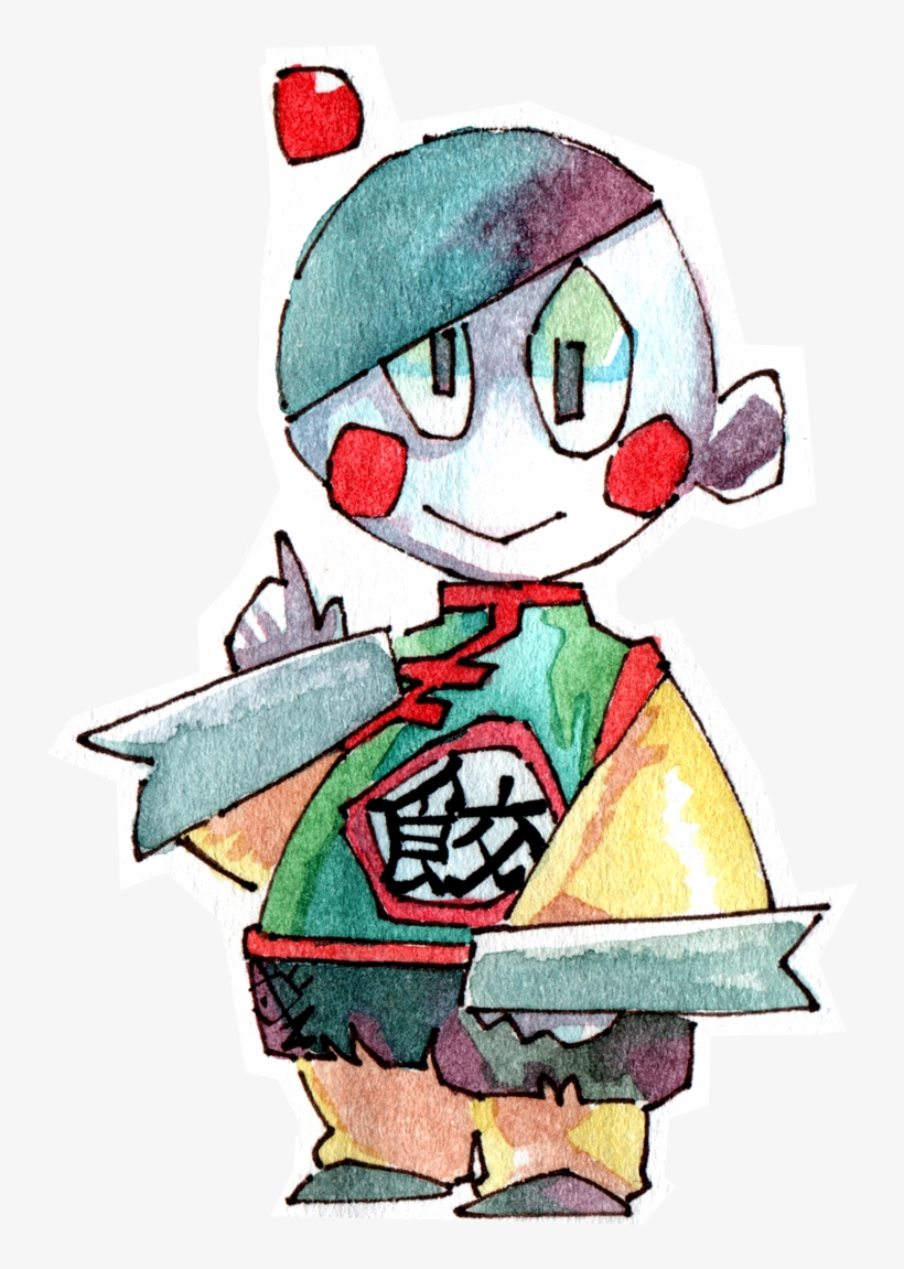 Some Drawings Of Chiaotzu In Watercolor And Markers, transparent png #61496