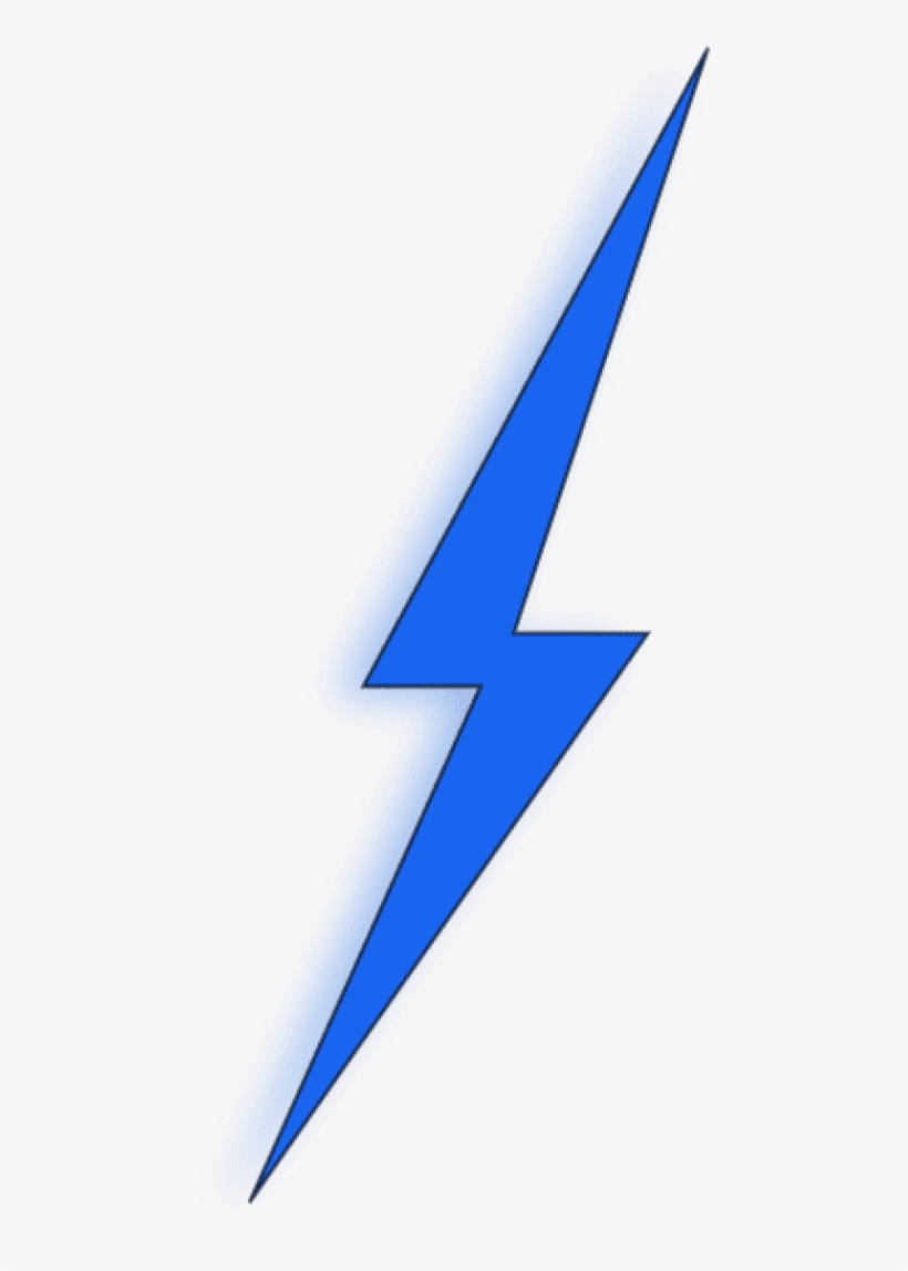 Blue Lightning Bolt Png, transparent png #61581