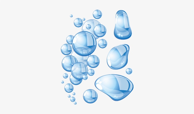 Water Large Bubbles Transparent Png - Clip Art Water Splash Png, transparent png #61766