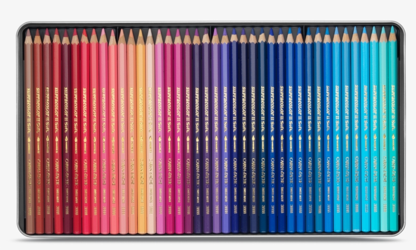 Cd Supracolor® Soft Aquarelle Assortiment 120 Couleurs - Caran D'ache Supracolor Soft Aquarelle Pencils - Set, transparent png #61923