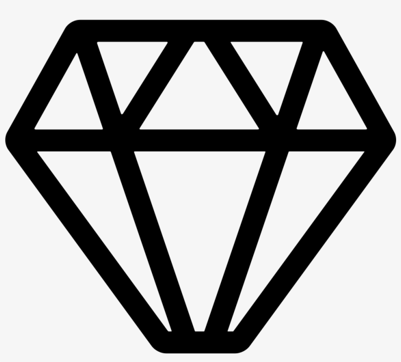 Png Diamond Shape Banner Library Download - Jewelry Icon Png, transparent png #61989