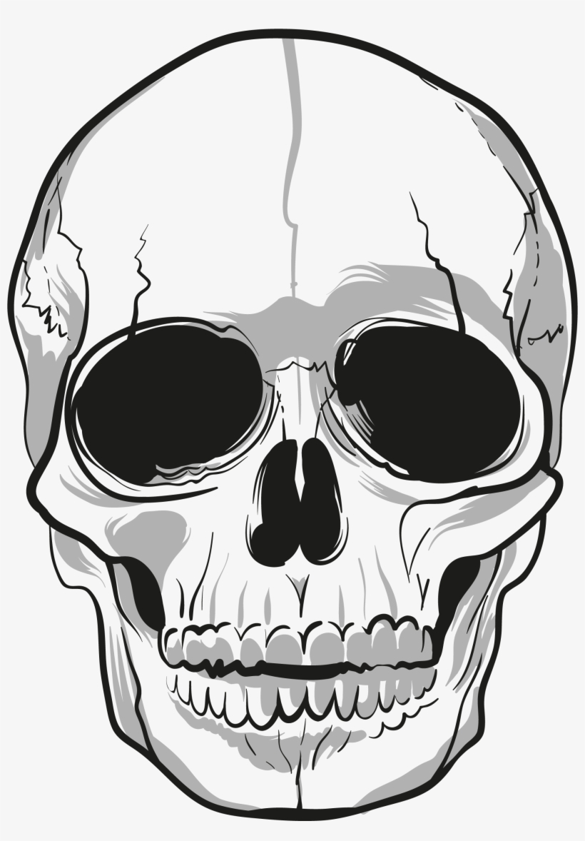 Skull Tattoo Png Transparent Free Images - Png Transparent Skull Png, transparent png #62064