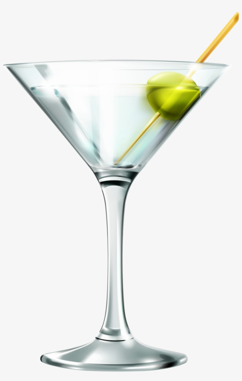 Transparent Martini Glass Png Clipart - Martini Glass Png, transparent png #62190