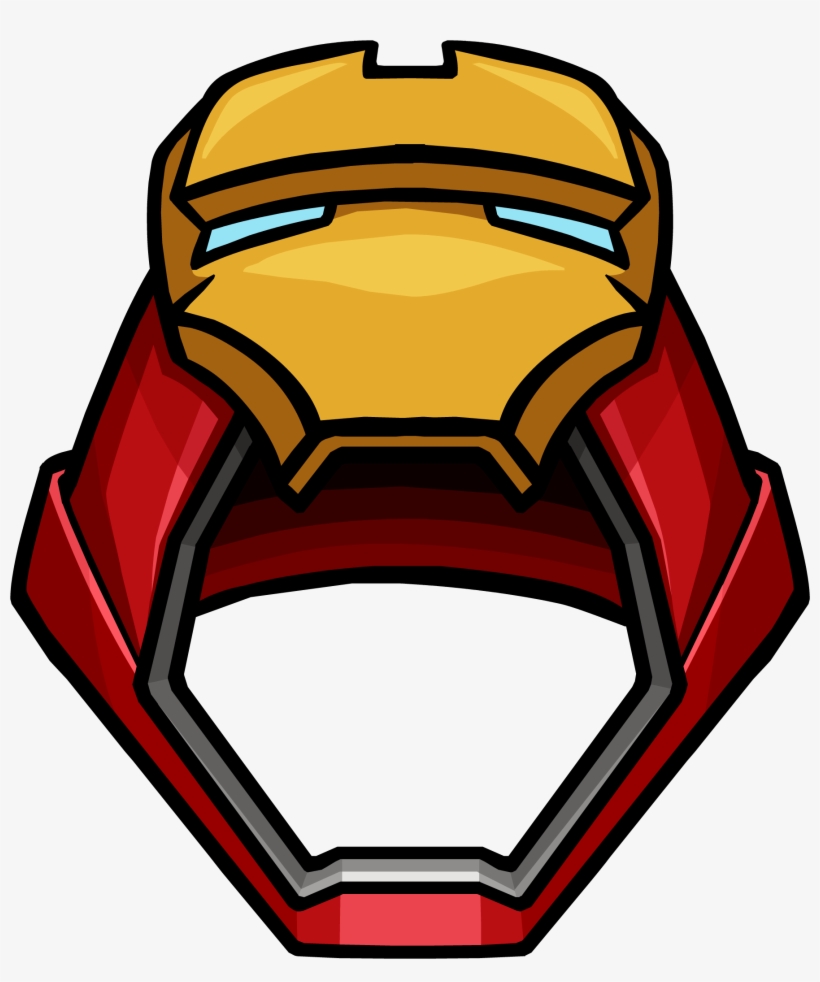 Iron Man Cowl - Iron Man Mask Png, transparent png #62211