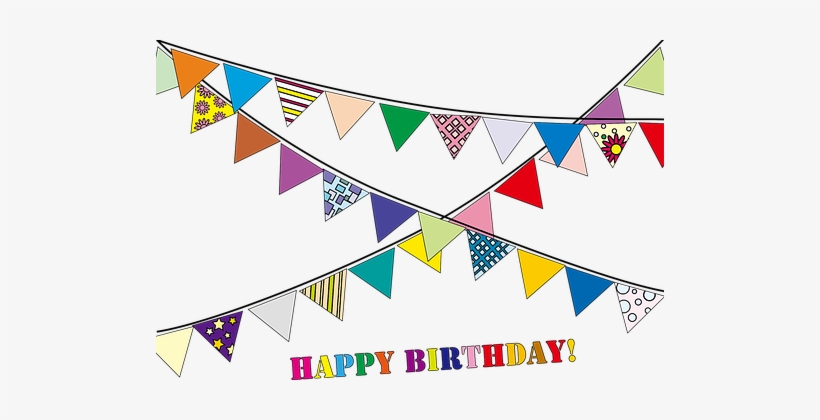 Banners Celebration Decoration Flags Happy - Party Banners, transparent png #62309