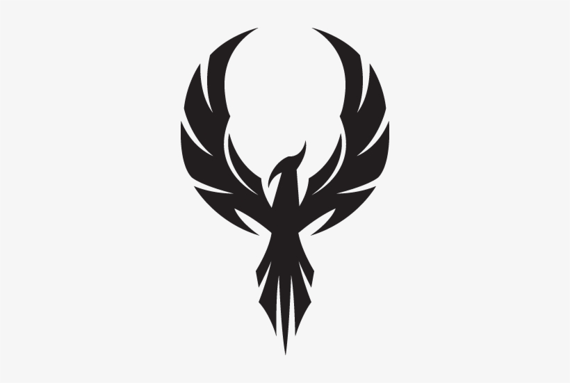 Phoenix Foundation - Phoenix Vector Black And White - Free Transparent
