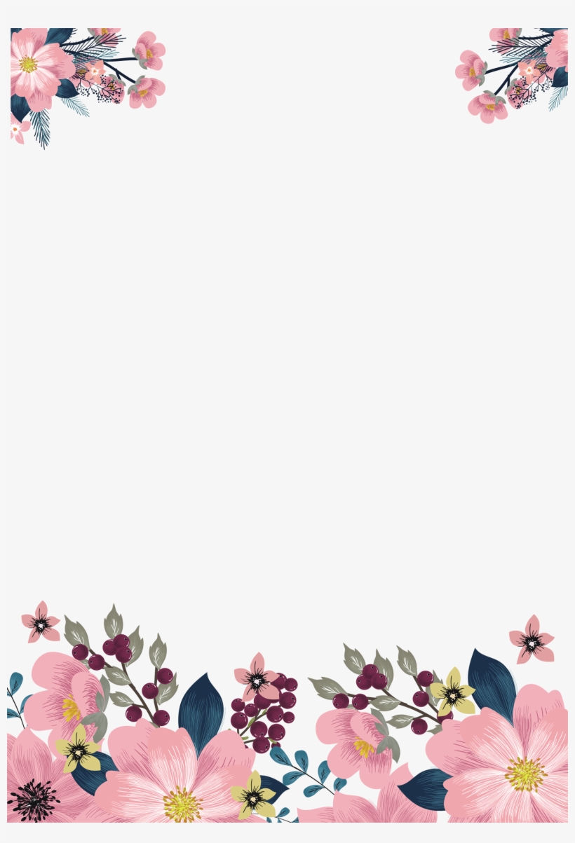 Free Watercolor Flowers Png Download - Free Watercolour Flower Background, transparent png #62661