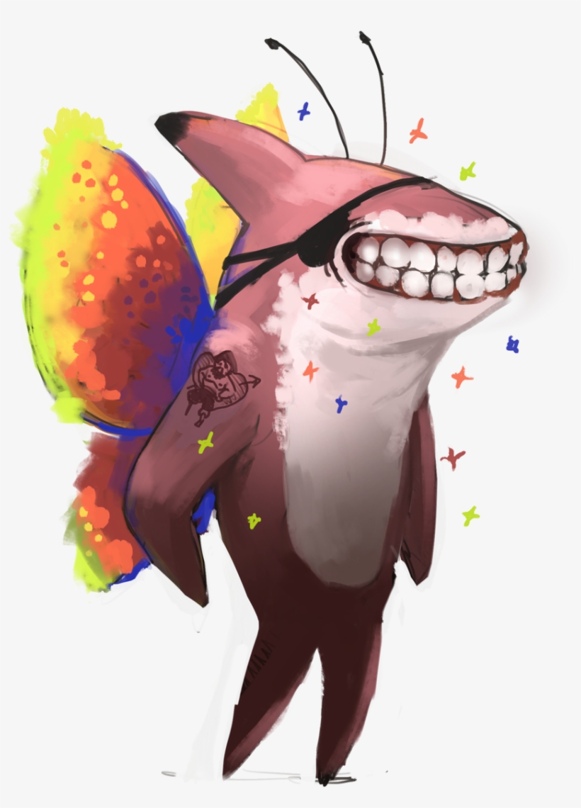 Of Course I Said A Shark With Human Teeth, Butterfly - Human, transparent png #62680