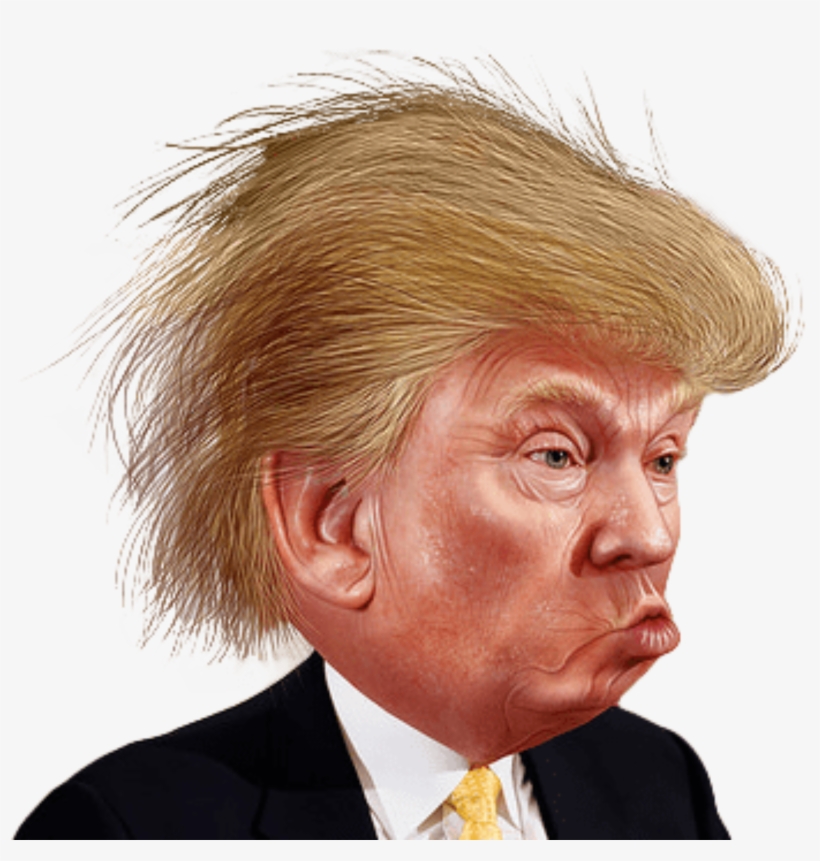 Trump / Clinton / You - Ugly Donald Trump Cartoon, transparent png #62986