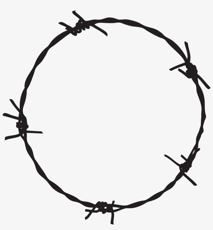 Barbed Wire Png Transparent Image - Alambre De Puas Vector Circulo, transparent png #63013