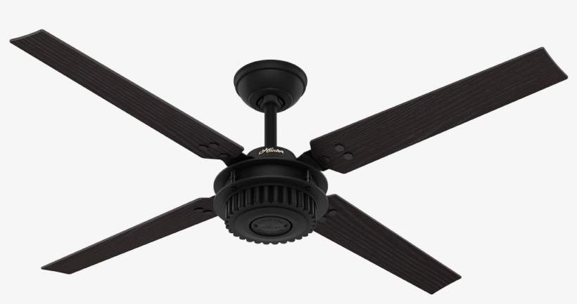 Ceiling Fan Png Background Image - Hunter Chronicle 54 54" Outdoor Ceiling Fan - 4 Reversible, transparent png #63361