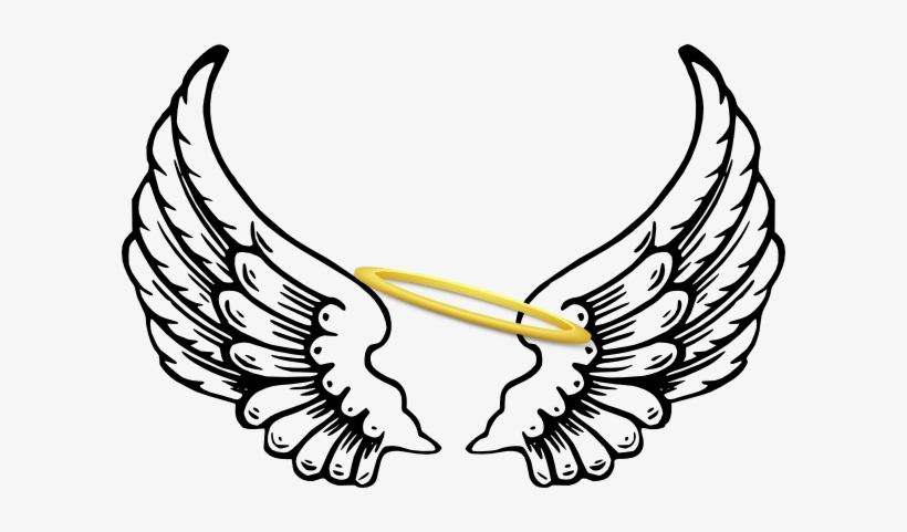 Small - Angel Wing Halo Svg, transparent png #63383