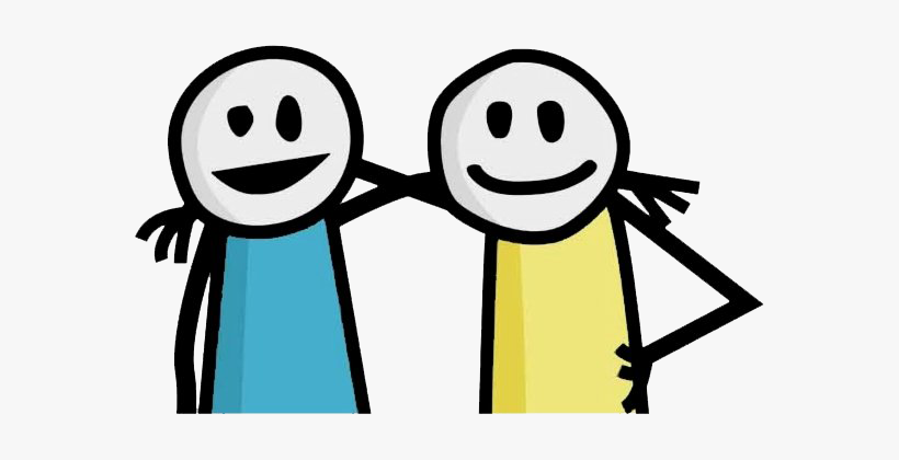 Stick Figure Friends Png Graphic Stock - Happy Friendship Day Wishes Gif, transparent png #63407