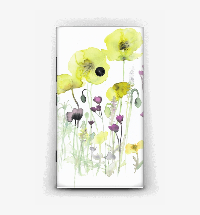 Painted Yellow Flowers - Flower, transparent png #63427