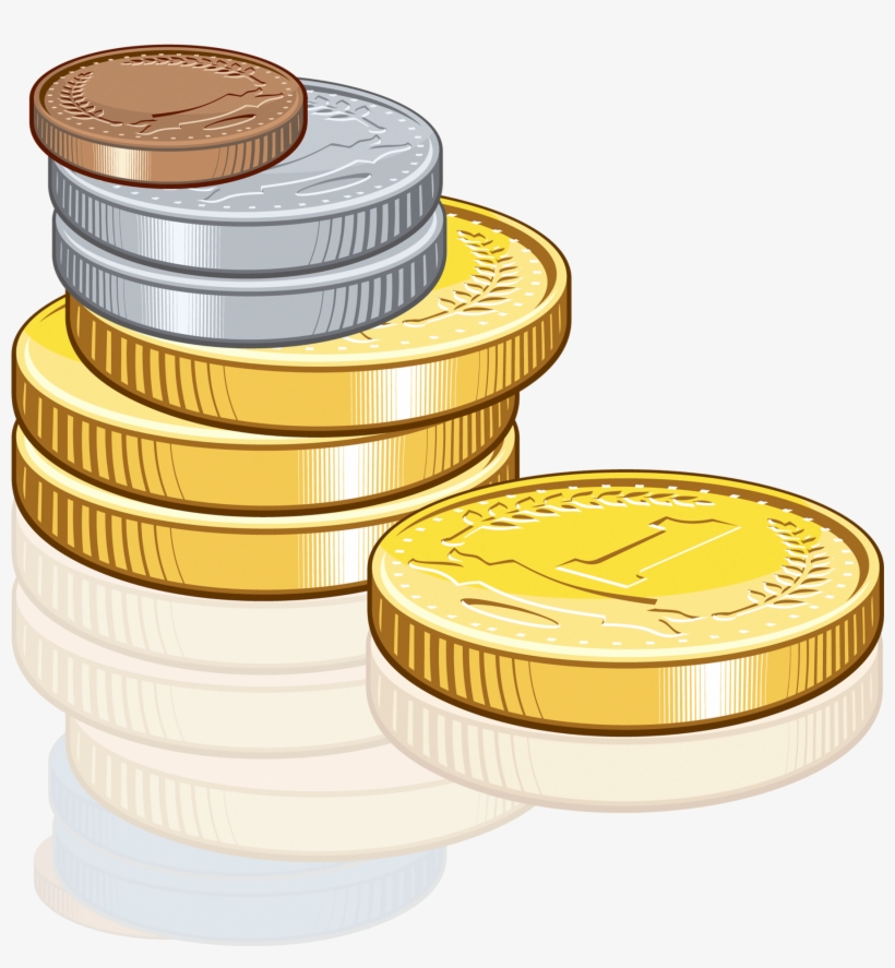 Png Free Clipart For Money - Coins Clipart, transparent png #63450