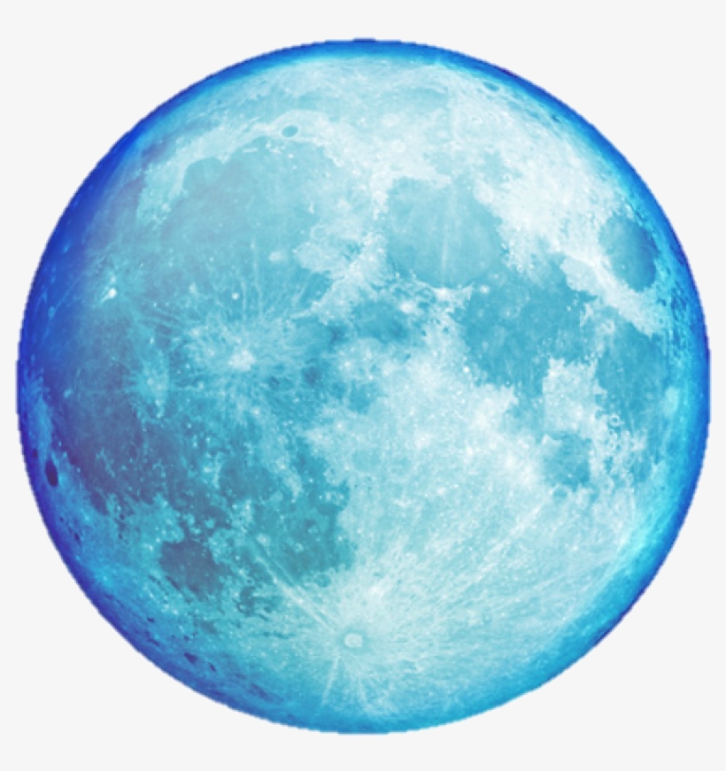 Blue Moon Png Png Black And White Download - Blue Moon In Png, transparent png #63473
