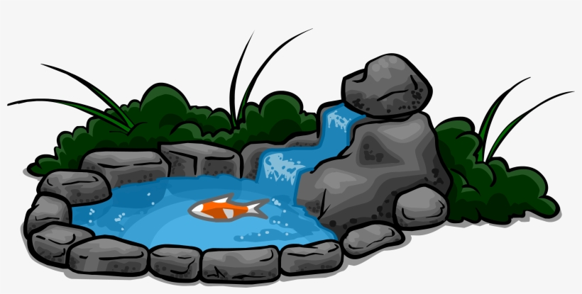 Waterfall Pond Sprite 004 - Pond Waterfall Clipart, transparent png #63490