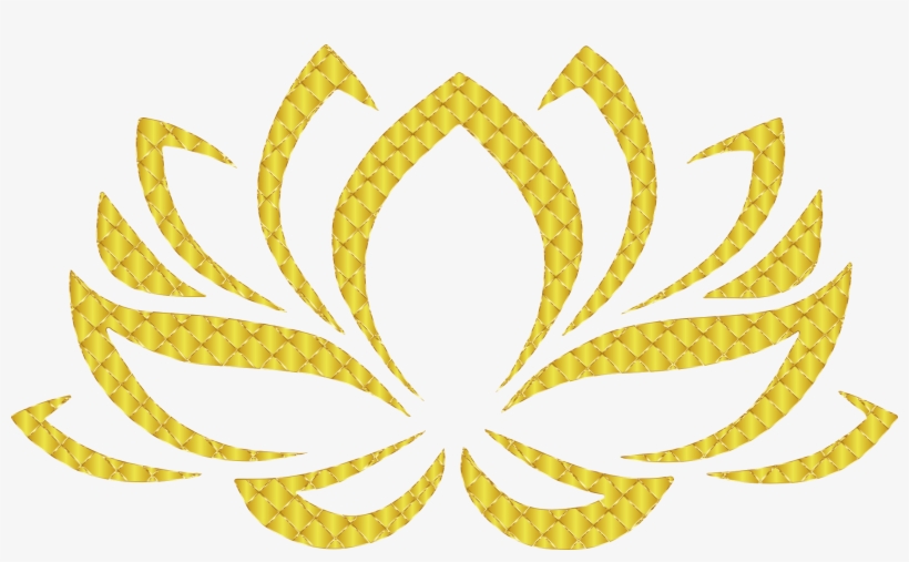 This Free Icons Png Design Of Golden Lotus Flower 3, transparent png #63558