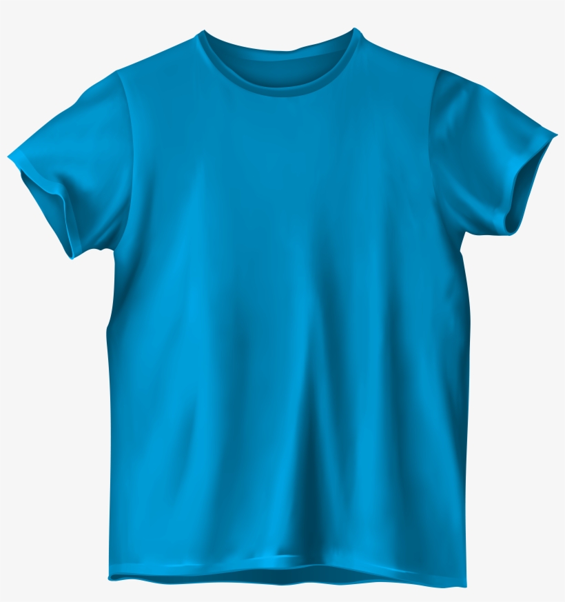 Blue T Shirt Png Clipart - T Shirt Clipart Png, transparent png #63744