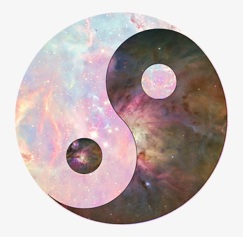 Yinyang With Transparent Background Mad - Transparent Galaxy Background, transparent png #63858