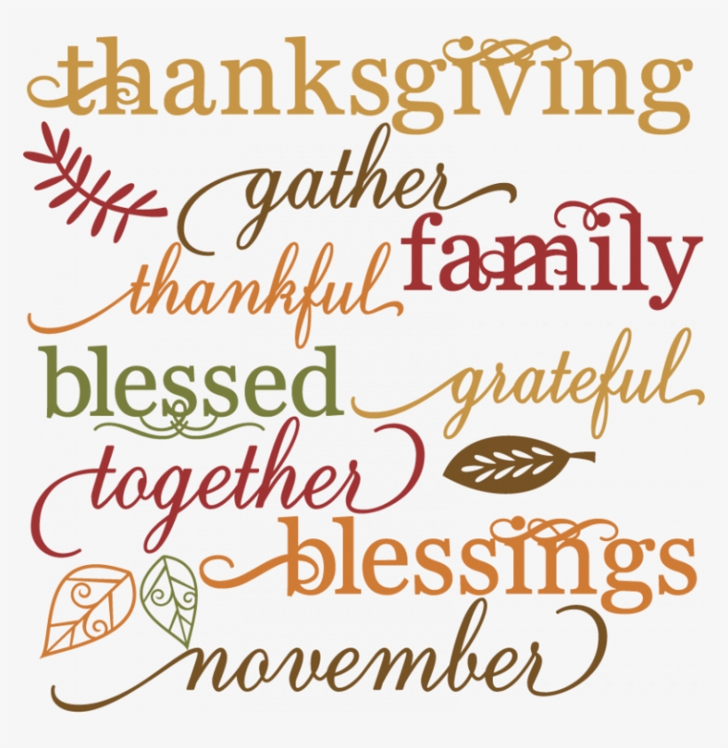 Clipart Fall Religious - Thanksgiving 2017 Clip Art, transparent png #63882
