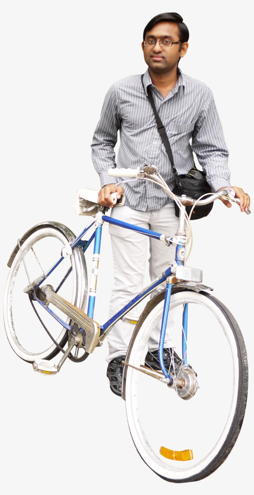 cycle with man