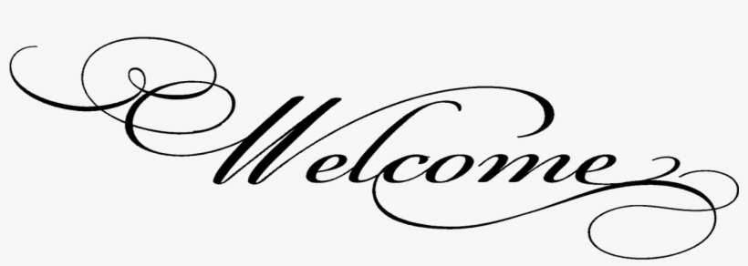 Welcome - Calligraphy, transparent png #64277