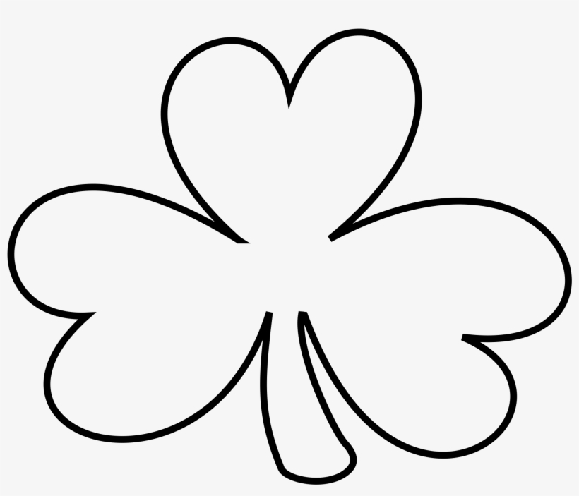 This Free Icons Png Design Of Shamrock Outline, transparent png #64424