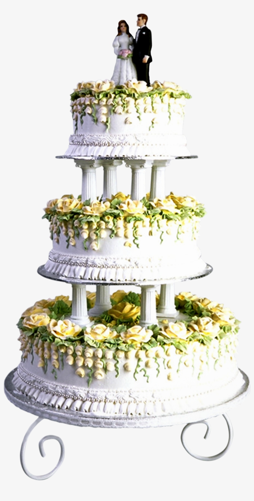 Wedding Cake Png Clip Art - Transparent Wedding Cake Png, transparent png #64451