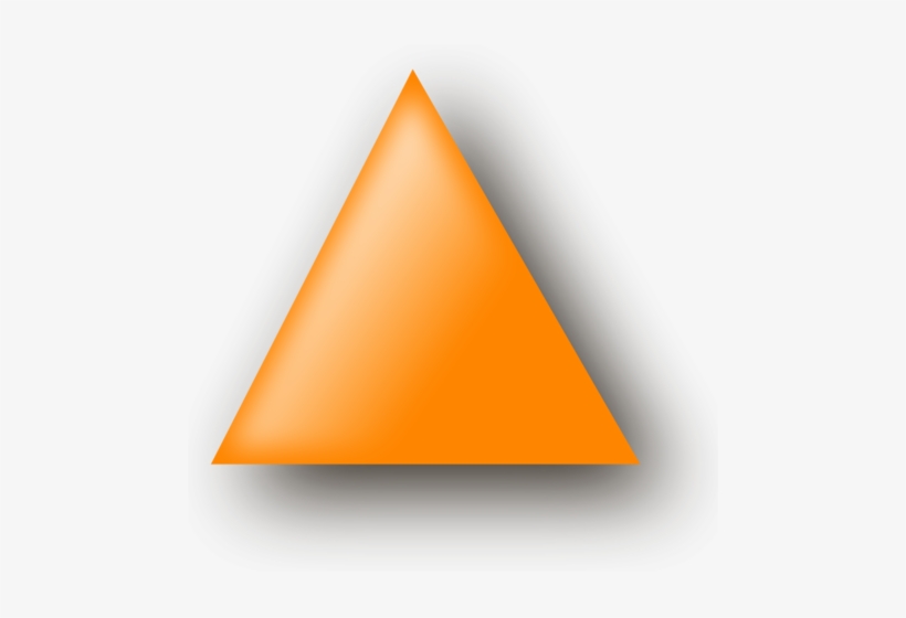 Orange Triangle Free Download - Triangulo Laranja Png, transparent png #64512
