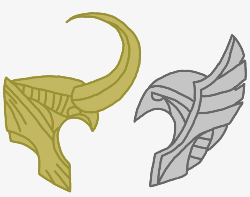 Helmet Thor And Loki By Dragon Flash - Thor And Loki Helmet, transparent png #64618