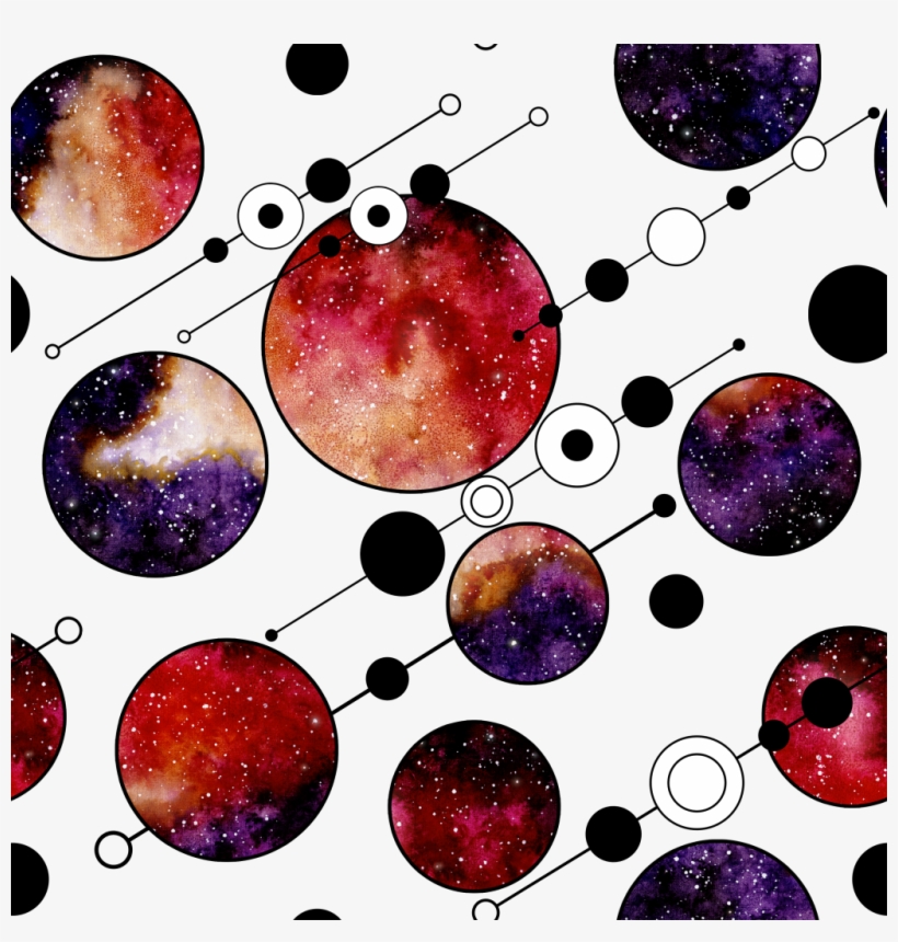 Hand Painted Geometric Planet Png Transparent - Portable Network Graphics, transparent png #64760