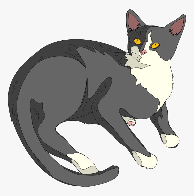 Tabby Cat Clipart Transparent - Gatto Clipart, transparent png #64856