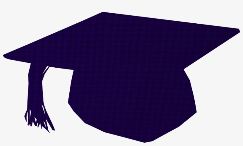 Free Digital Graduate Hat Png - Dark Blue Graduation Cap Clipart, transparent png #64921